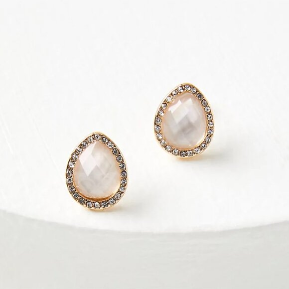 Loft teardrop pavé earrings NWT - Picture 7 of 8